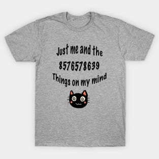 Overthinking Cat T-Shirt